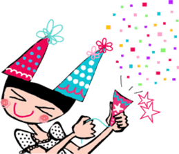 Merry Cagna and Very merry Henri sticker #3051777