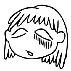 Sticker of Tare-ko - En