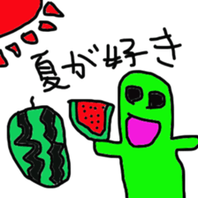 green slime sticker #3052104