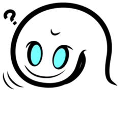 smart phone ghost sticker #3052674