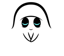 smart phone ghost sticker #3052677