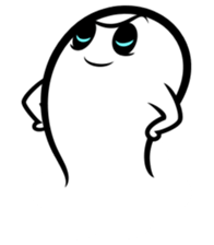 smart phone ghost sticker #3052687