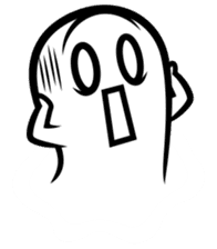 smart phone ghost sticker #3052691
