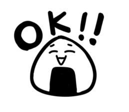 Late rice ball sticker #3053180