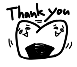 Late rice ball sticker #3053184