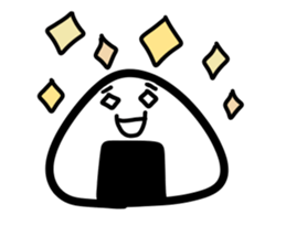 Late rice ball sticker #3053200