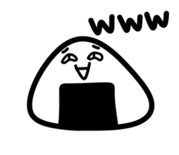Late rice ball sticker #3053205
