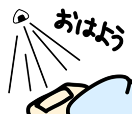 Late rice ball sticker #3053207