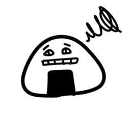 Late rice ball sticker #3053216