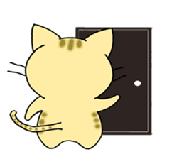 Stickers of three cats (No phrase) sticker #3053420