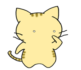 Stickers of three cats (No phrase) sticker #3053436