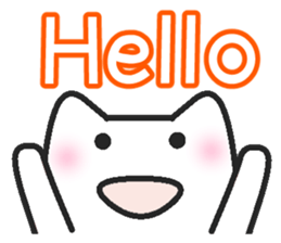 A greeting and a reply sticker #3053620