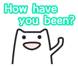 A greeting and a reply sticker #3053622