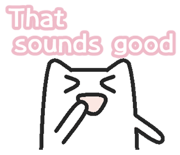 A greeting and a reply sticker #3053634