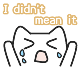 A greeting and a reply sticker #3053636