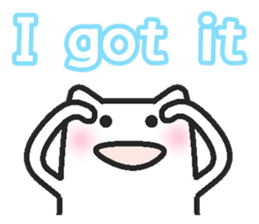 A greeting and a reply sticker #3053649