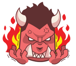 Hungry Oni sticker #3053660