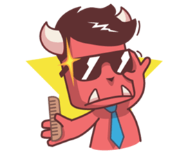 Hungry Oni sticker #3053675