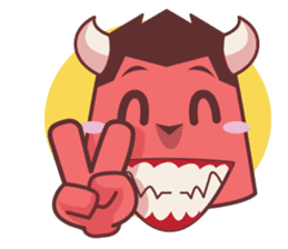 Hungry Oni sticker #3053677
