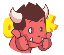 Hungry Oni sticker #3053678