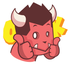 Hungry Oni sticker #3053678