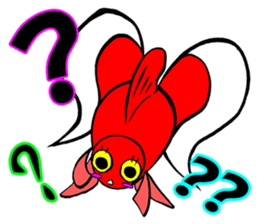 Silly talk of goldfish and carp sticker #3053921
