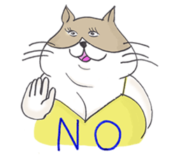 Eccentric Cat Sticker sticker #3054140