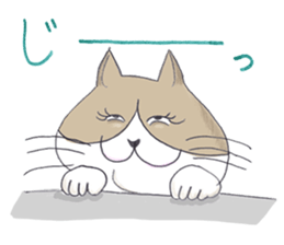 Eccentric Cat Sticker sticker #3054149