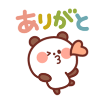 Classic color Panda sticker #3054465