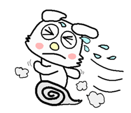 White bran Sticker sticker #3054786