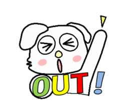 White bran Sticker sticker #3054793