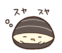 The corbicula which stays indoors 2 sticker #3054873