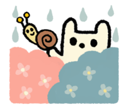 white rabbit2 sticker #3055023