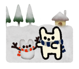 white rabbit2 sticker #3055035