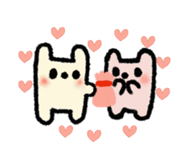 white rabbit2 sticker #3055041