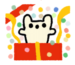 white rabbit2 sticker #3055043