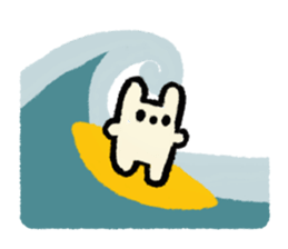 white rabbit2 sticker #3055044