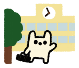 white rabbit2 sticker #3055048