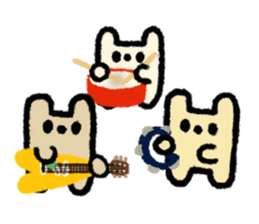 white rabbit2 sticker #3055053