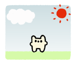 white rabbit2 sticker #3055055