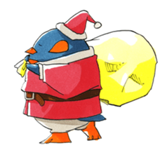 Children monkeys and parent Penguin sticker #3055838