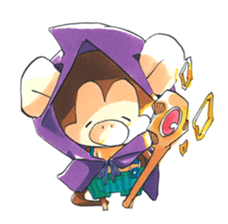 Children monkeys and parent Penguin sticker #3055854