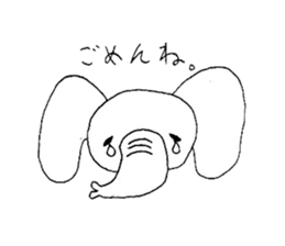 Animal series sticker #3055902