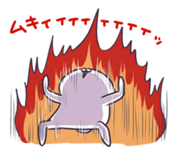 Quick white bear sticker #3056315