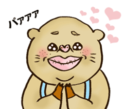 crazy rich pig guy sticker #3056636