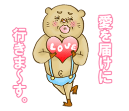 crazy rich pig guy sticker #3056650