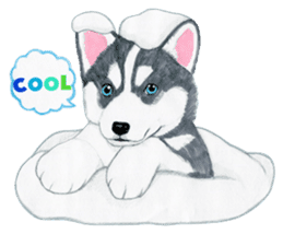 Winter break of dogs sticker #3057419