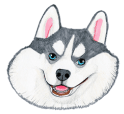 Winter break of dogs sticker #3057423