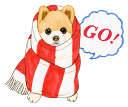 Winter break of dogs sticker #3057428