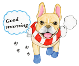 Winter break of dogs sticker #3057431